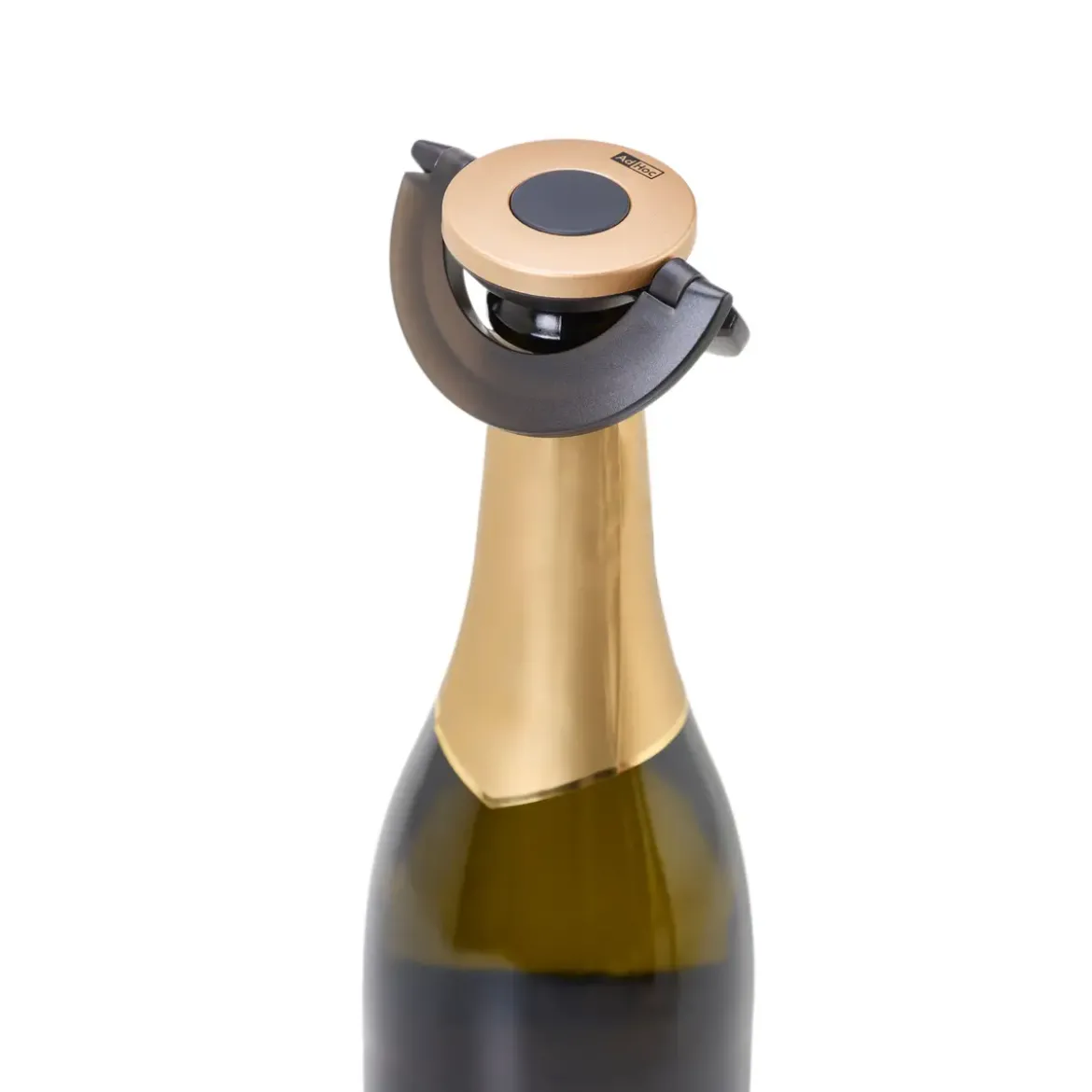 Adhoc Sekt-/Champagnerverschluss 8 cm Gusto black & gold