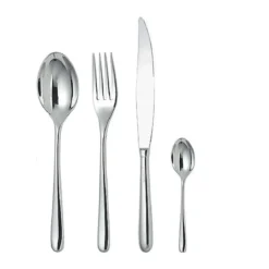 Alessi Besteckgarnitur 24 tlg. Gabel 4 Zinken S Caccia