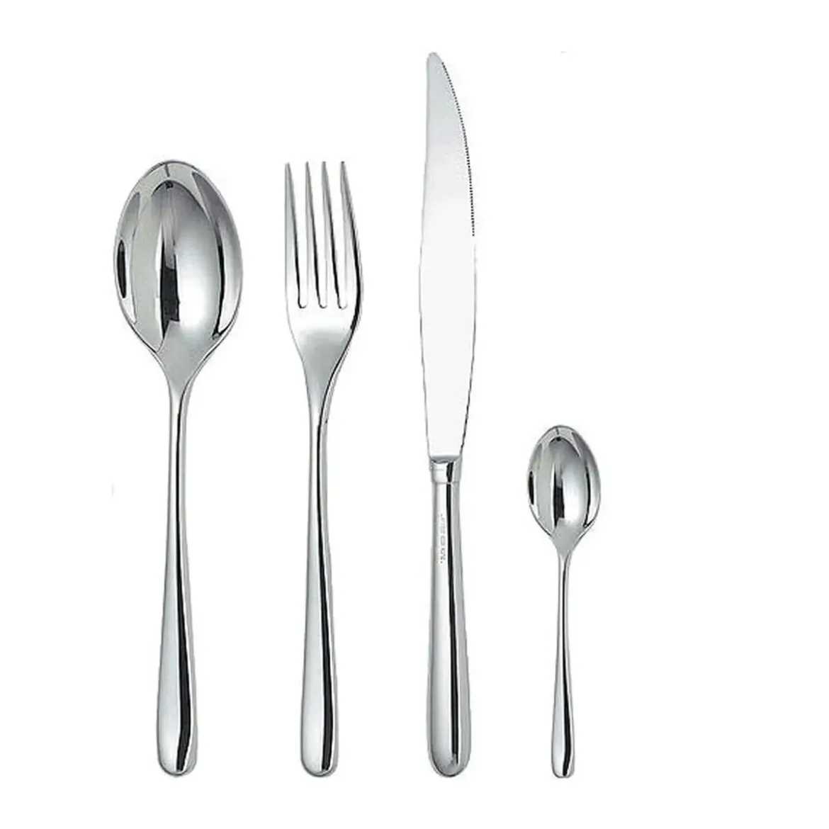 Alessi Besteckgarnitur 24 tlg. Gabel 4 Zinken S Caccia