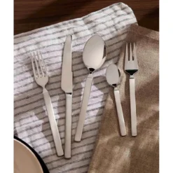 Alessi Besteck-Set 24-tlg. Dry Edelstahl teilmattiert