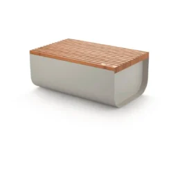 Alessi Brotkasten 34x21 cm Mattina silber