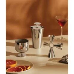 Alessi Cocktailshaker-Set 3-tlg. The tending box edelstahl