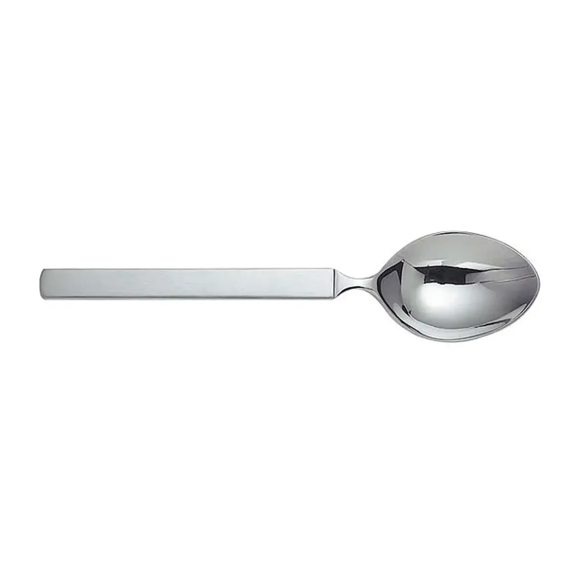 Alessi Dessertlöffel Edelstahl Dry mattierter Griff