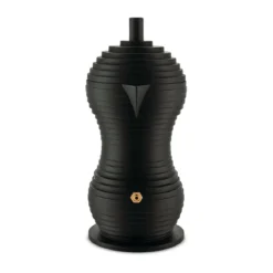 Alessi Espressokocher 3 Tassen Pulcina schwarz