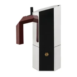 Alessi Espressokocher 3 Tassen Menhir edelstahl