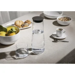 Alessi Karaffe mit Deckel 1,1 l Eugenia klar