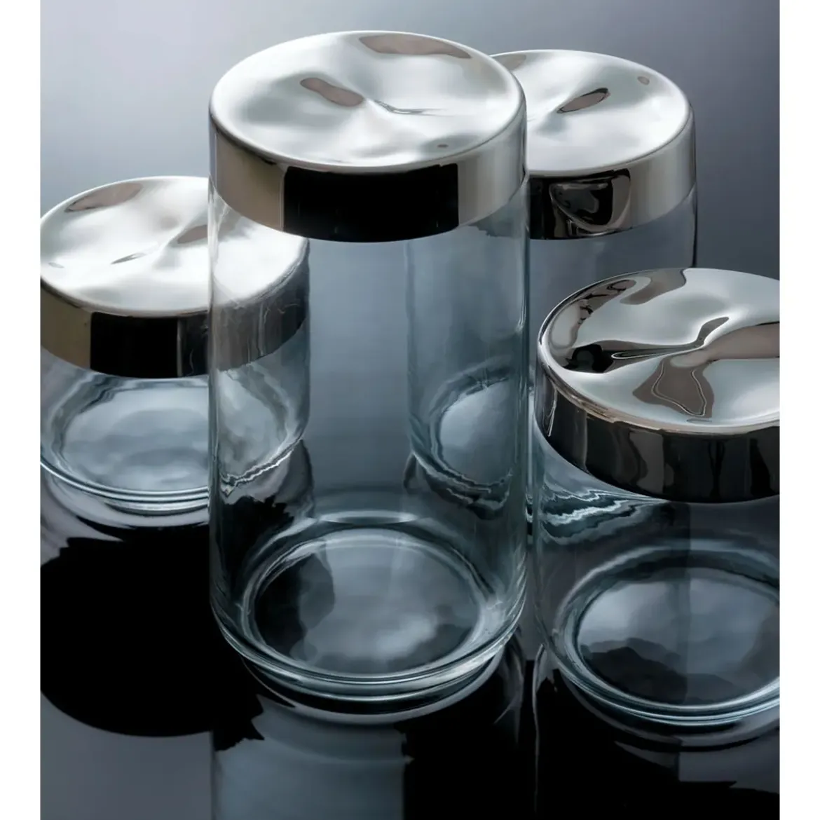 Alessi Küchendose m. Deckel Glas Julieta 50 cl