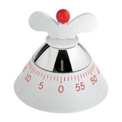 Alessi Kitchen Timer weiss