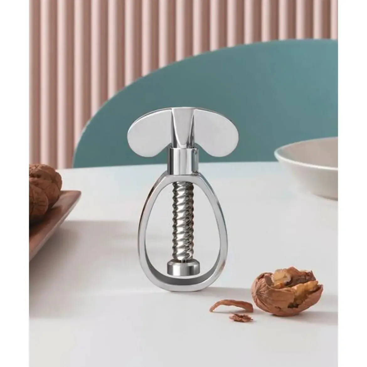 Alessi Nussknacker Farfalla Edelstahl