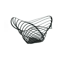 Alessi Obstkorb Ø 33cm schwarz Trinity