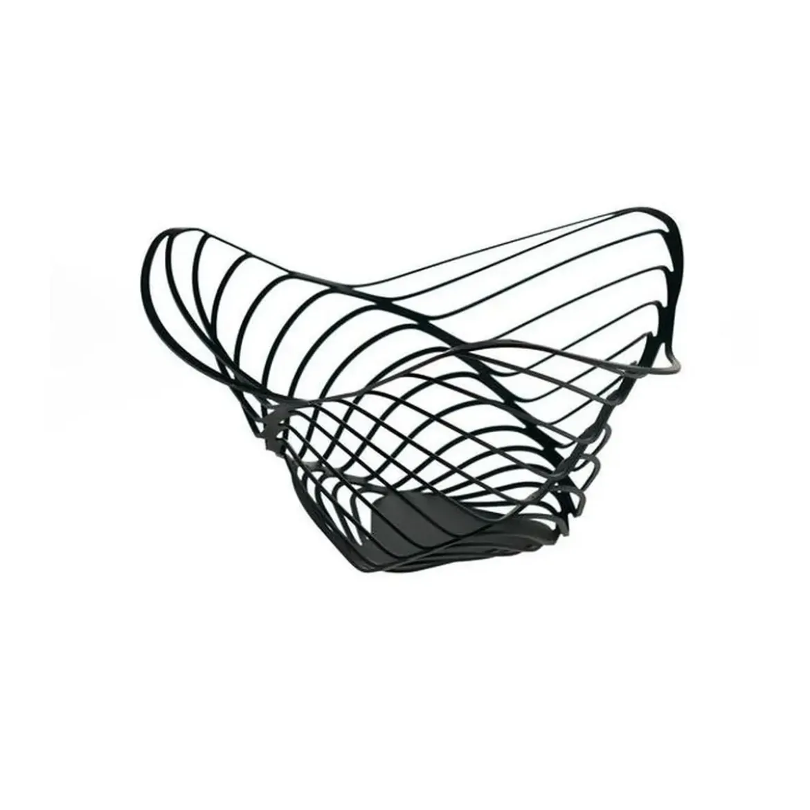 Alessi Obstkorb Ø 33cm schwarz Trinity