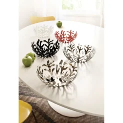Alessi Obstschale 21 cm Mediterraneo rot