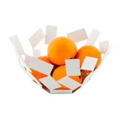 Alessi Obstschale 27,3 x 27,3cm weiss La Stanza dello Scirocco