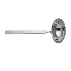 Alessi Saucenlöffel Edelstahl Dry mattierter Griff