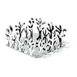 Alessi Serviettenbehälter Edelstahl Mediterraneo