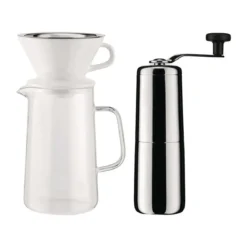 Alessi Slow Coffee-Set 4-tlg. Slow Coffee mehrfarbig