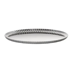 Alessi Tablett aus Edelstahl 18/10 rund 31x1,5cm