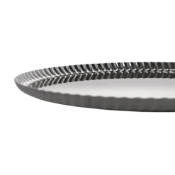 Alessi Tablett aus Edelstahl 18/10 rund 31x1,5cm