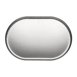 Alessi Tablett aus Edelstahl 18/10 oval 46x31x1,5cm