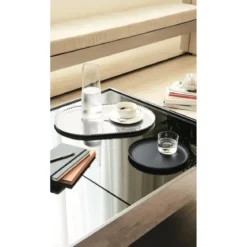Alessi Tablett aus Edelstahl 18/10 oval 46x31x1,5cm