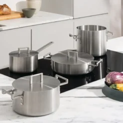 Alessi Topf-Set 7-tlg. Convivio edelstahl