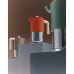 Alessi Vite Espressokocher 3 Tassen grün