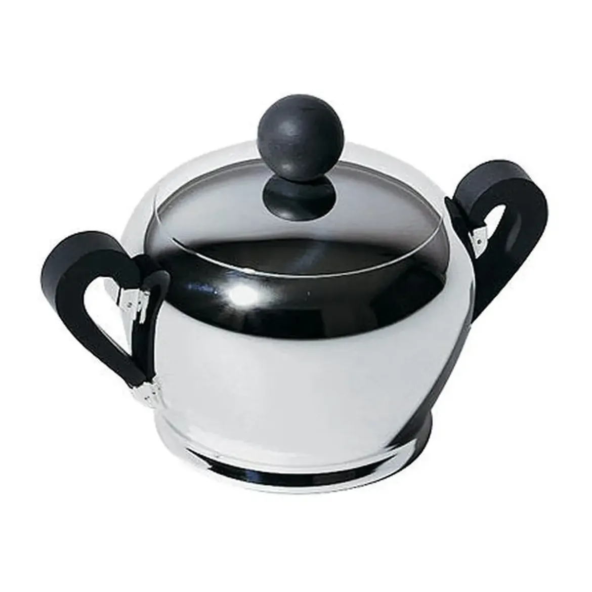 Alessi Zuckerdose Edelstahl Bombe