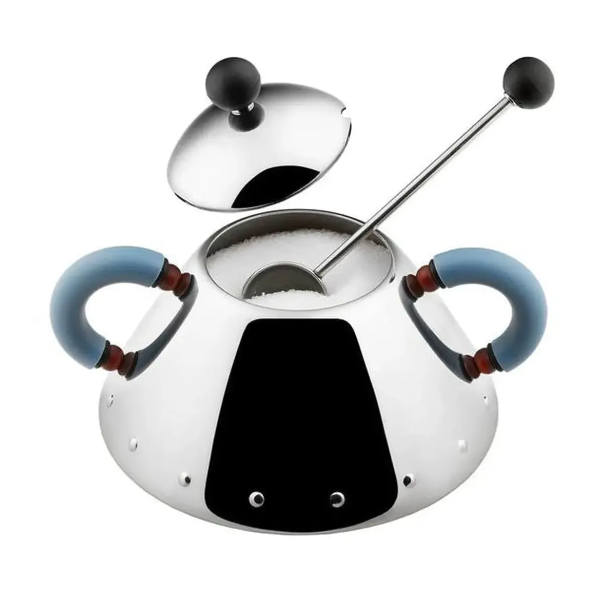 Alessi Zuckerdose m. Löffel Michael Graves