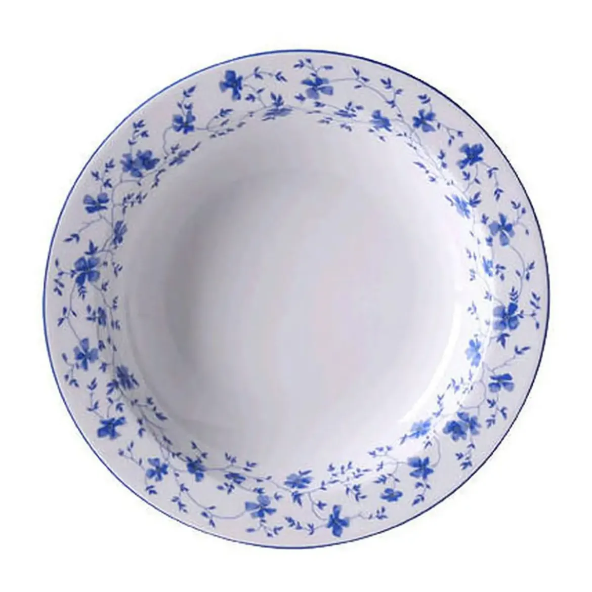 Arzberg Suppenteller 23 cm Fahne Form 1382 Blaublüten