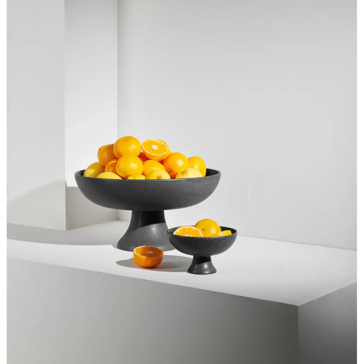 ASA Obstschale auf Fuß 33 cm Grande Nero Black Iron
