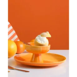 ASA Schale auf Fuß 11 cm Joy Orange Smoothie