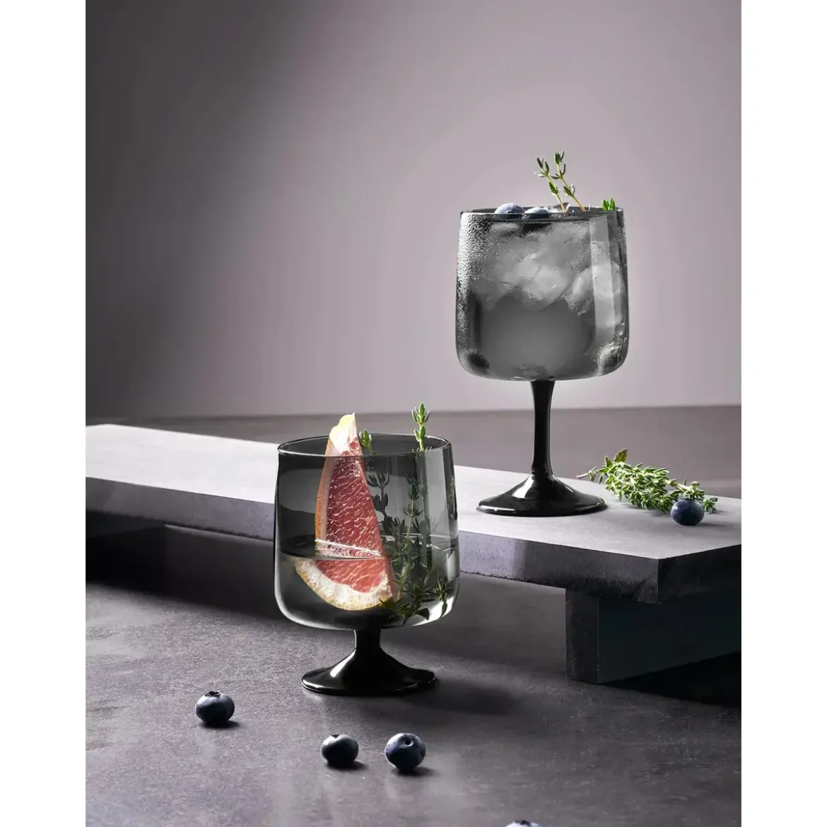 ASA Stielglas klein 0,2 l Sarabi Grau