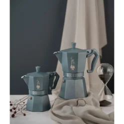 Bialetti Espressokocher 3 Tassen Moka Express Exclusive Induction Grey