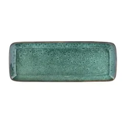 Bitz Platte 38x14cm black/green