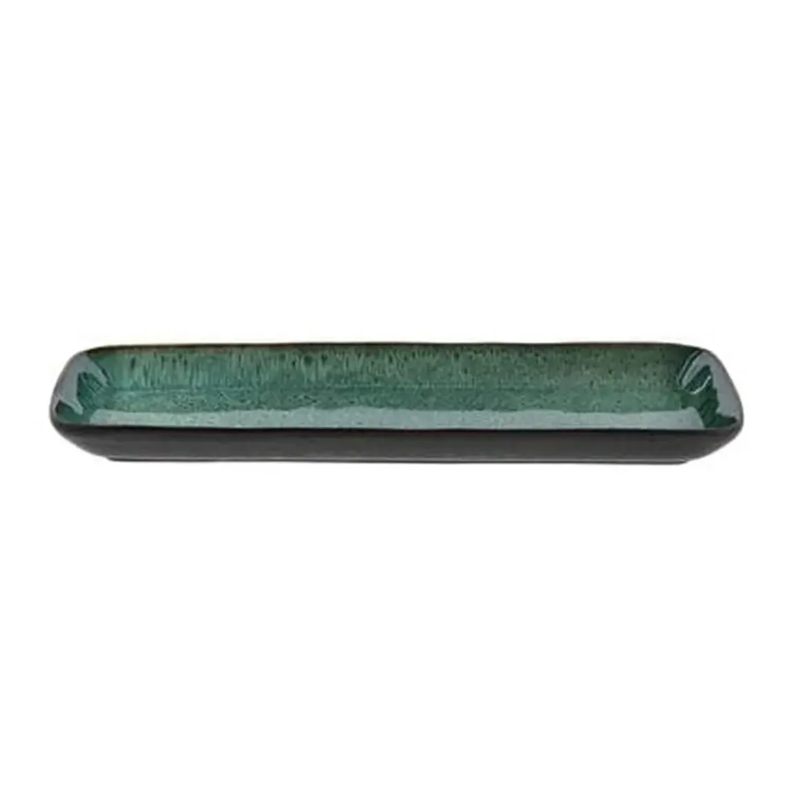 Bitz Platte 38x14cm black/green