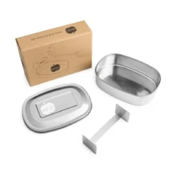 Brotzeit Lunchbox Magic grün Edelstahl 16,5x12,5x4,5cm