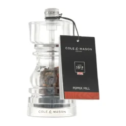Cole & Mason Pfeffermühle 13 cm London klar