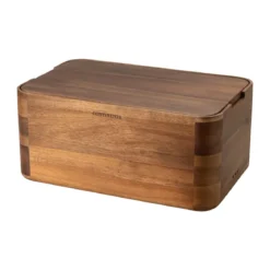 Continenta Brotkasten 36x23x16 cm Akazie