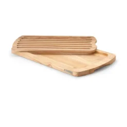 Continenta Brotschneidebrett Gummibaum 45x26x2cm