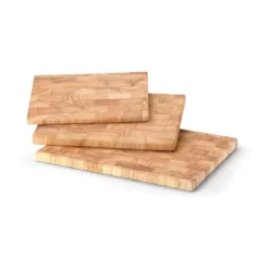 Continenta Schneidebrett 35x25x2 cm Gummibaum Stirnholz