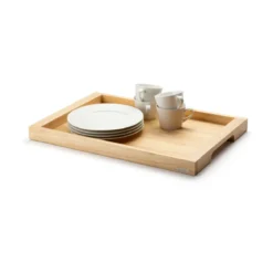 Continenta Tablett 54x36x4 cm Gummibaum
