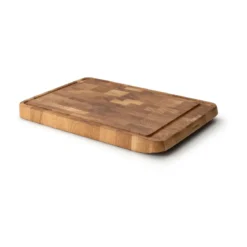 Continenta Tranchierbrett 42x29x3 cm Eiche Stirnholz