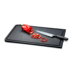 Continenta Tranchierbrett 44x30x1 cm Duracore grau