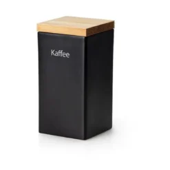 Continenta Vorratsdose 10x10x20,5 cm schwarz