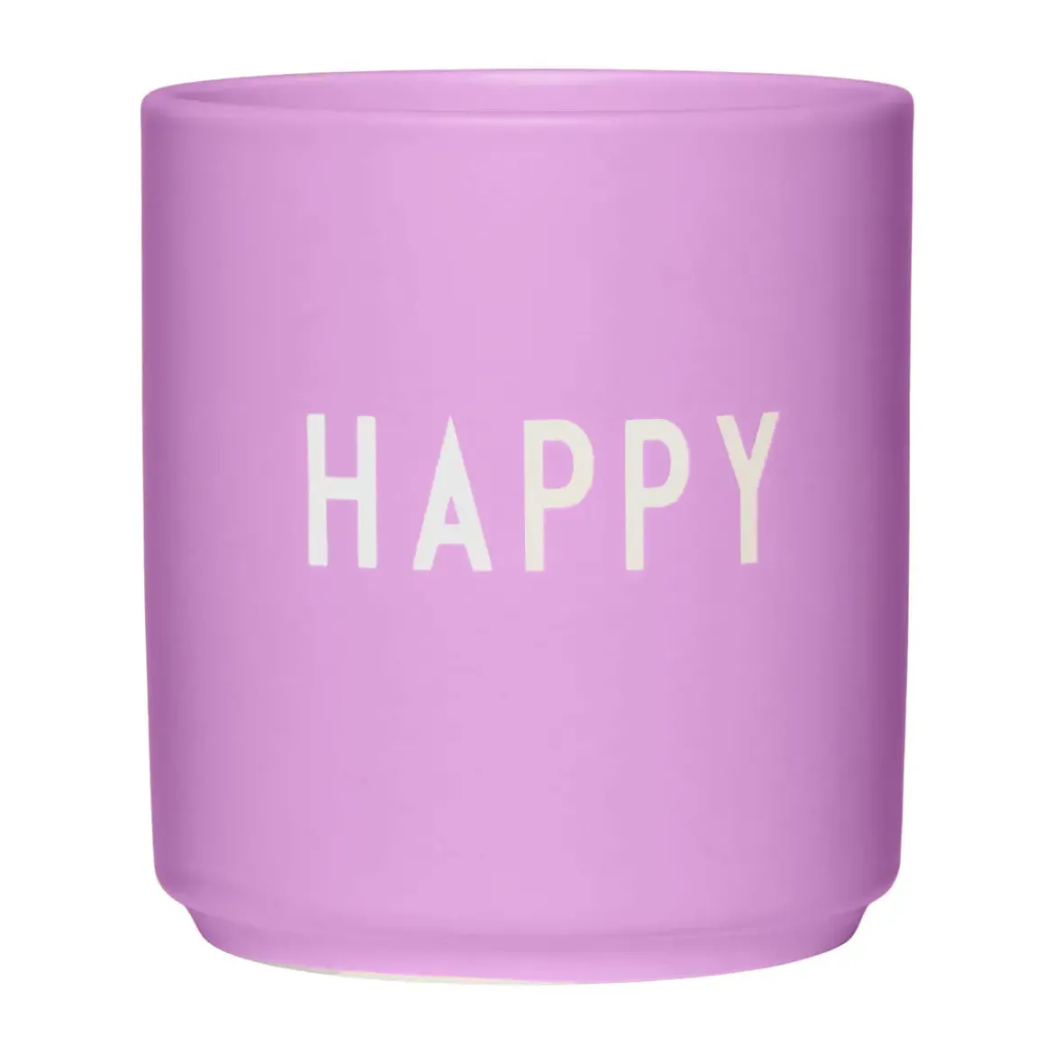 Design Letters Becher 8 cm Favourite Fashion Colour Happy lila