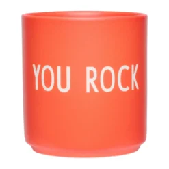 Design Letters Becher 8 cm Favourite Fashion Colour You Rock terracotta