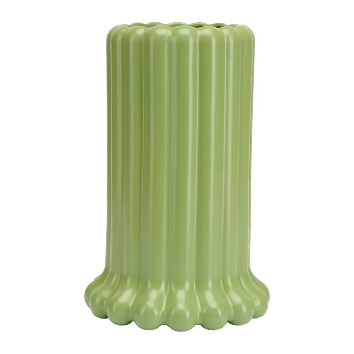 Design Letters Vase 24 cm Tubular green