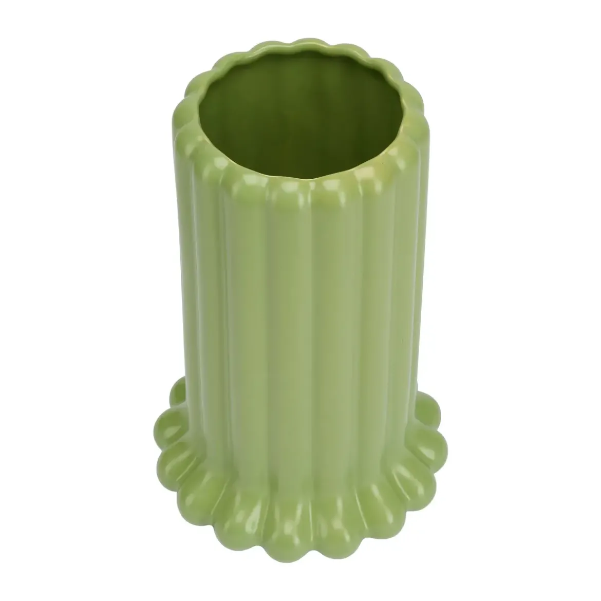 Design Letters Vase 24 cm Tubular green