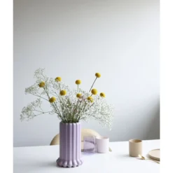 Design Letters Vase 24 cm Tubular lilac