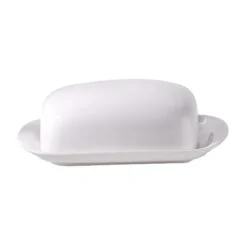 Dibbern Butterdose Bone China weiss